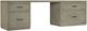 Hooker® Furniture Linville Falls Mink 96" Desk with Small File and Lateral File-0