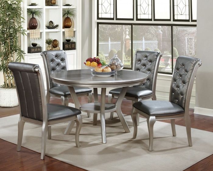 Furniture of America Amina Dining Table Set