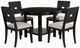 Powell® Ingram 5-Piece Black/Gray Dining Set-0