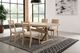 aspenhome® Maddox 5-Piece Beige/Biscotti Upholstered Dining Set-1
