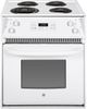 GE 27" White Drop In Electric Range-0