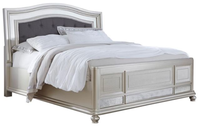 Signature Design by Ashley® Coralayne 5-Piece Gray Queen Panel Bed Set-1