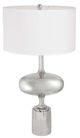A & B Home Silver Aluminum Table Lamp-0