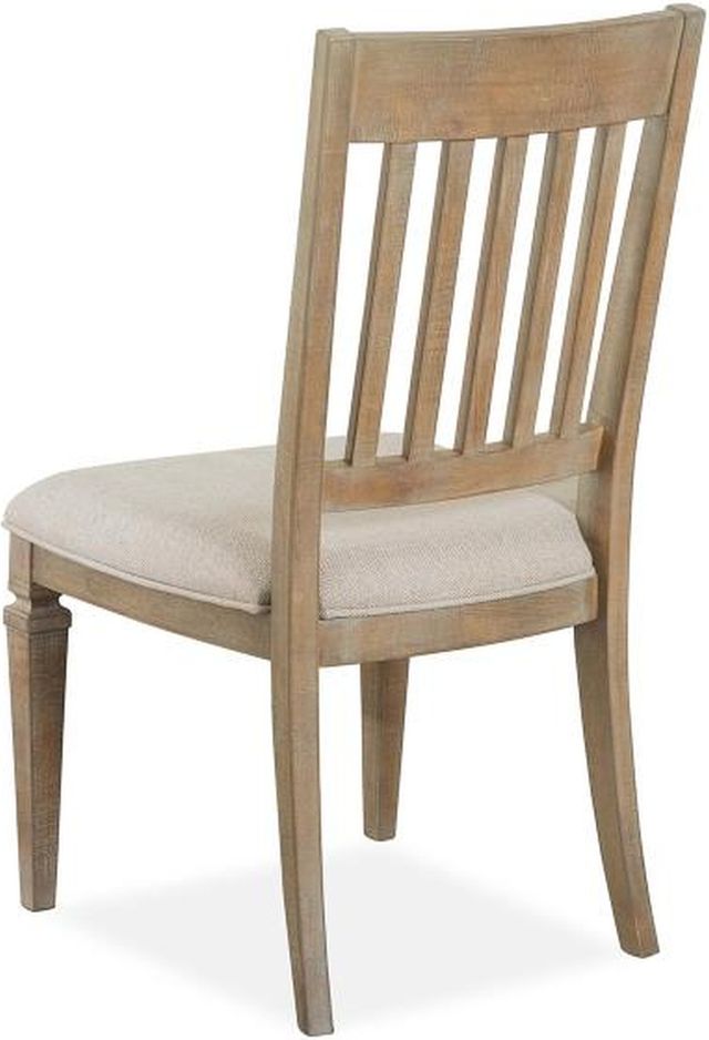 Magnussen Home® Lancaster 2-Piece Dovetail Grey Side Chair Set with Upholstered Seat-3