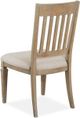 Magnussen Home® Lancaster 2-Piece Dovetail Grey Side Chair Set with Upholstered Seat-3