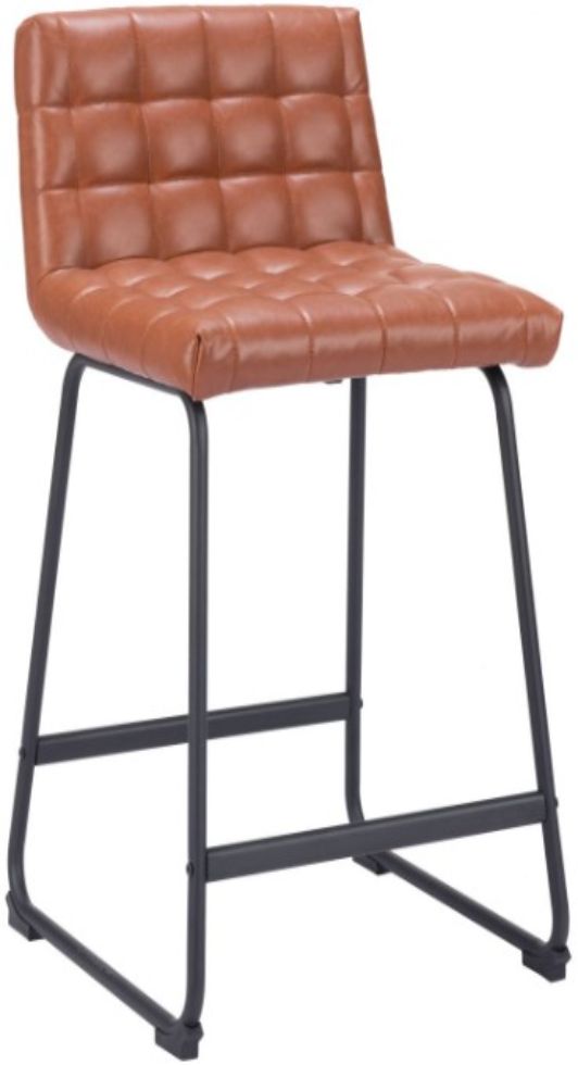 Zuo® Modern Pago Brown Counter Stool-0