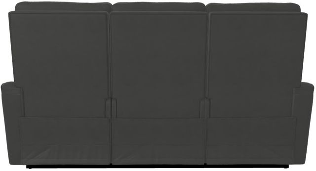 La-Z-Boy® Baron Blue Grey Leather Power Wall Reclining Sofa with Headrest and Lumbar-4