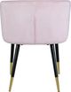 Meridian Furniture Louise Pink Velvet Dining Chair-2