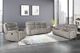 New Classic® Home Furnishings Kamari Gray Dual Manual Reclining Sofa-1