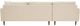 LH Home Seating Cup Qs Martha 2-Piece Beach Alabaster Left-Arm Facing Sectional Sofa and Chaise-4