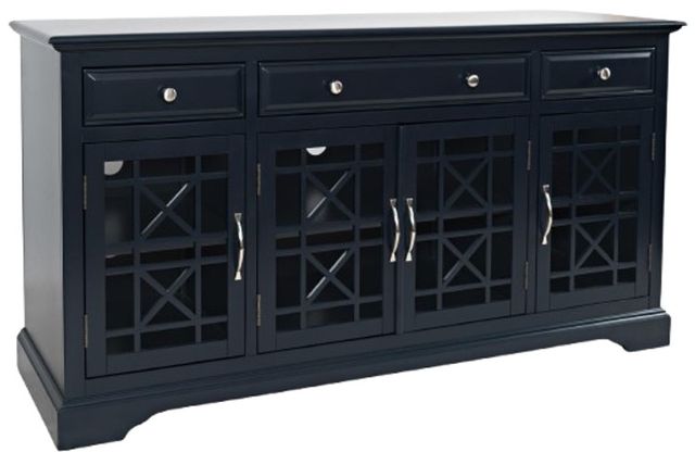 Jofran Inc. Craftsman Navy 60" Media Console-0