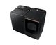 Samsung 7550 Series Black Stainless Steel Top Load Washer & Electric Dryer Laundry Pair-3
