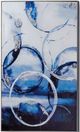 Giftcraft Blue/Gold/White Framed Wall Art-0