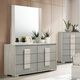 Furniture of America® Lincolt 4-Piece Stone Gray/White Wash Queen Bedroom Set-3