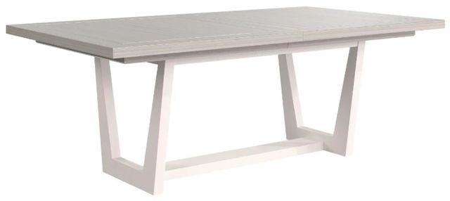 Bernhardt Stratum Fossil/Mist Dining Table with Fossil Base-0
