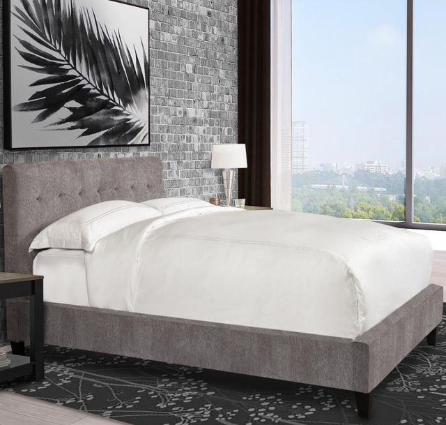 Parker House® Jody Cornflower Queen Upholstered Panel Bed-1