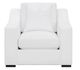 Coaster® Ashlyn 3-Piece White Upholstered Sloped Arm Seating Set -1