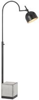 Cal® Lighting & Accessories Beaumont Black/White Metal Floor Lamp With Cement Base-0