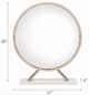 ACME Furniture Midriaks 2-Piece Gold/White Vanity Set-3