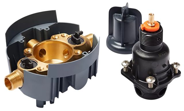 KOHLER® Rite-Temp® Pressure-Balancing Valve Body and Cartridge Kit with Service Stops-0