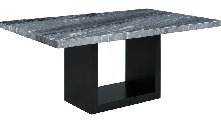 Elements International Valentino Grey/Black Counter Height