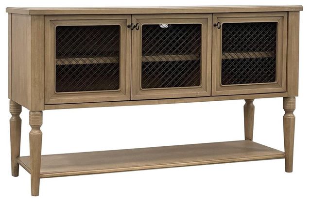 Bernards Tarrington Almond Mesh Door Server-0
