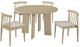 Coaster® Strouse 5-Piece Natural Oak/Wheat Dining Table Set-0