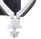Chief® Kontour™ K1D Series White Dynamic Desk Clamp Mount, 2 Monitors-1