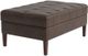 Bassett® Furniture Customizable Dover Sable 45" Rectangle Tufted Leather Ottoman-2