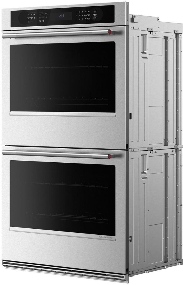 KitchenAid® 30" PrintShield™ Stainless Steel Double Electric Wall Oven-4