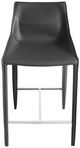 VIG Furniture Modrest Halo Gray/Stainless Steel Counter Stool-1