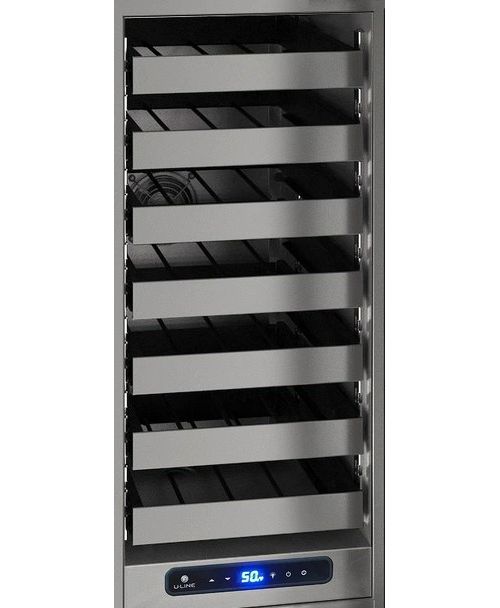 U-Line 5 Class Collection 15” 2.9 Cu. Ft. Panel Ready Wine Cooler with Reversible Hinge Glass Door-1
