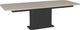 Amisco Customizable Lucarelli 120" Rectangular Extendable Table with 1" Thermo Fused Laminate Top, Radius Corners and 1 Leaf-0