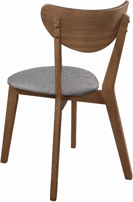 Coaster® Alfredo 2-Piece Upholstered Dining Chairs Natural Walnut-3
