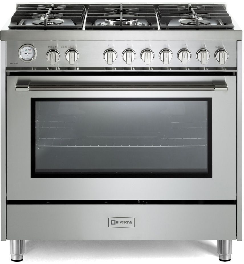 Verona® Prima 36" Stainless Steel Pro Style Gas Range