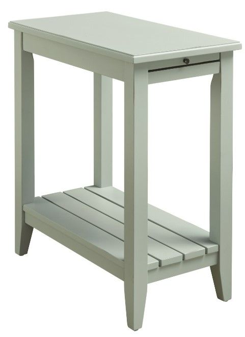 Null Furniture 6618 Cottage Blue Chairside End Table-0