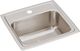 Elkay Lustertone® Classic Lustrous Satin 17" x 16" x 7-5/8" 1-Hole Single Bowl Drop-In Sink-0