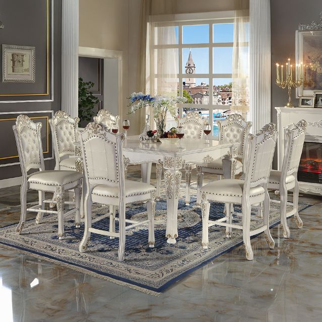 ACME Furniture Vendome 2-Piece Antique Pearl Counter Stool Set-1