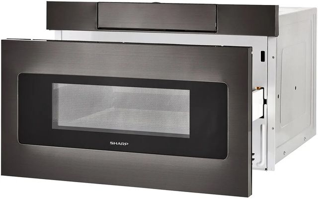Sharp® 1.2 Cu. Ft. Black Stainless Steel Drawer™ Microwave-3