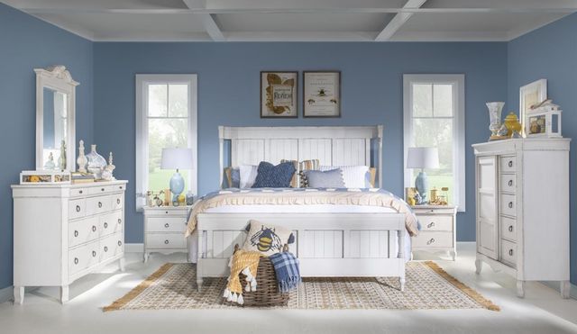 Legacy Classic Vintage Market Picket Fence Queen Shelter Bed-1