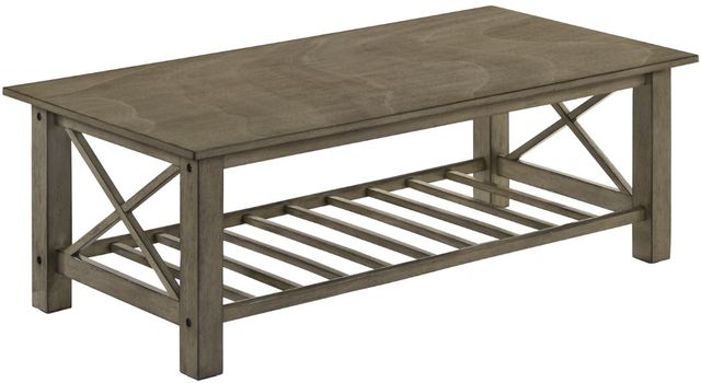 New Classic® Home Furnishings Vesta 3-Piece Gray Living Room Table Set-2