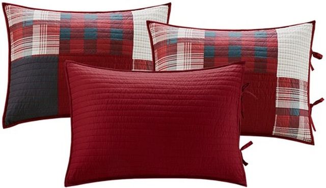 Olliix by Woolrich Red Sunset 5 Piece Day Bed Cover Set-1