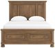 Signature Design by Ashley® Vandenmore Medium Brown Queen Storage Panel Bed-2
