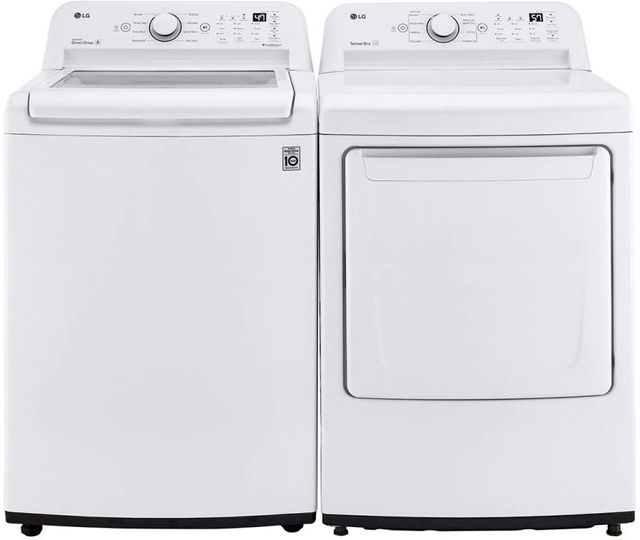 LG 7.3 Cu. Ft. White Front Load Electric Dryer-8