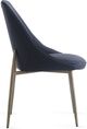 Inspire™ Cleo 2-Piece Aged Gold/Black Side Chair-2
