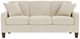 Flexsteel® Moxy White Shell Sofa with Straight Track Arms-1