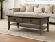 Amish Works Driftwood Brown Cocktail Table-1