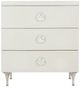 Bernhardt Silhouette Eggshell 3-Drawer Nightstand-1
