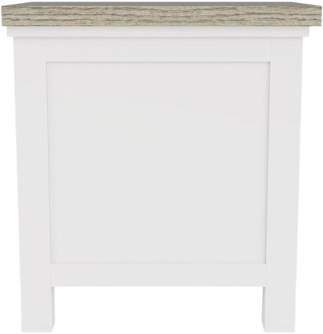 Riverside Furniture Cora Fog Chairside Table with Cloud Base-2