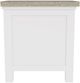 Riverside Furniture Cora Fog Chairside Table with Cloud Base-2